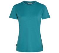 Camiseta funcional de mujer Icebreaker Women Merino 150 Tech Lite III SS Tee Talla: S / Color: azul claro