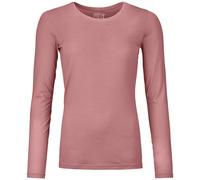 Camiseta funcional de mujer Ortovox 150 Cool Clean Ls W Talla: L / Color: rosa/negro