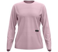 Camiseta funcional de mujer Ortovox 185 Merino Patch Long Sleeve Talla: S / Color: rosa