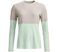 Camiseta funcional de mujer Ortovox 185 Rock'N'Wool Long Sleeve W Talla: L / Color: blanco