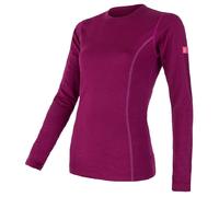 Camiseta funcional de mujer Sensor Lana Merino Active de manga larga Talla: L / Color: violeta