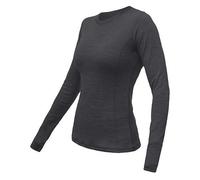Camiseta funcional de mujer Sensor Merino Bold manga larga Talla: M / Color: gris oscuro