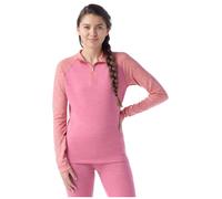 Camiseta funcional de mujer Smartwool W Classic Thermal Merino Bl 1/4 Zip B Talla: S / Color: rosa/violeta