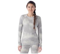 Camiseta funcional de mujer Smartwool W Classic Thermal Merino BL Crew Boxed Talla: L / Color: gris/blanco