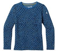 Camiseta funcional para niños Smartwool Kids' Classic Thermal Merino Base Layer Crew Talla infantil: XL / Color: azul