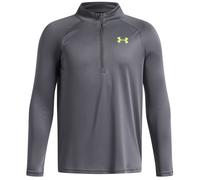 Camiseta funcional para niños Under Armour UA Tech 2.0 1/2 Zip Castlerock Talla infantil: 118-127 / Color: gris