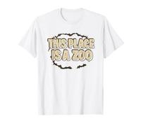 Camiseta Funny This Place Is A Zoo Humor Camiseta