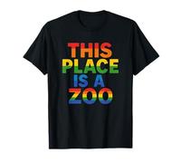 Camiseta Funny This Place Is A Zoo Humor Camiseta