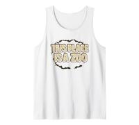 Camiseta Funny This Place Is A Zoo Humor Camiseta sin Mangas