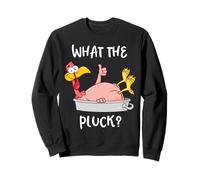 Camiseta Funny Turkey What The Pluck para Acción de Gracias para Hombre y Mujer Sudadera