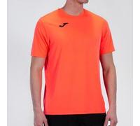 Joma Camiseta Deportiva Manga Corta Hombre, Ligera y Transpirable para Todo Tipo de Deporte, Combi , L, Coral Flúor