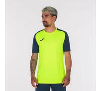 Camiseta Futbol Combi Manga Corta Hombre adulto Amarillo Fluor Marino - CD 2XL