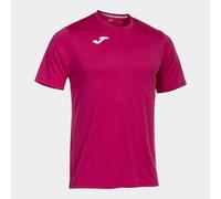 Joma Camiseta Deportiva Manga Corta Hombre, Ligera y Transpirable para Todo Tipo de Deporte, Combi, M, Fucsia F