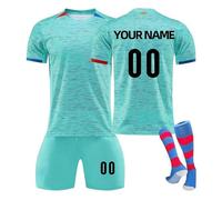 Camiseta fútbol Niño 2024 equipación de Fútbol Casa/Visitante Personalizadas con Nombre y Número Camiseta de Futbol Conjunto niños y Adulto Camiseta de Entrenamiento de fútbol,Corto y Calcetines