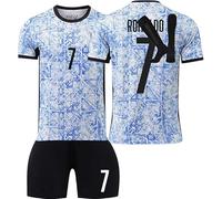 Camiseta Futbol Niño y Adulto, 2024 2025 Equipacion Futbol Niño Chandal Conjunto de 3 Piezas camisetas de futbol Hombre Entrenamiento Futbol, Pantalones y Calcetines