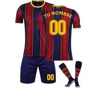 Camiseta fútbol Niño y Adulto Personalizadas 2024/2025 Conjunto equipación Fútbol Hombres Casa/Visitante DIY Personalizadas Nombre y Número, El Regalo de fútbol