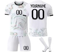 Camiseta Fútbol Portugal Personalizadas Nombre y Número para Hombres y Niño, equipación Fútbol DIY con Conjunto Top Pantalón Corto y Calcetines Regalo de Fútbol