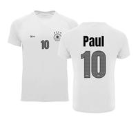 Camiseta Fútbol Selecciones - Estilo Mundial 2026 - Hombre Y Mujer - Personalizable con Nombre Y Número - No Oficial (L, Blanco, Alemania, Hombre)