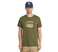 G-STAR Finger Print Burger R T Camiseta, Verde Shadow Olive D26041-c506-b230, XL Hombres