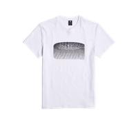 G-Star para Hombre Stacked Old Skool Logo T-Shirt, Blanco (White D25092-C812-110), XL