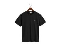 GANT Camiseta Reg Shield SS Corte regular Negro XXL para hombre