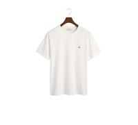 GANT Hombre Camiseta con Escudo Normal, White, L