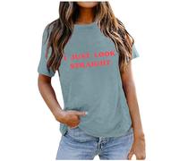 Camiseta gay LGBT para mujer, divertida camiseta con gráficos de amor arcoíris, camiseta de igualdad, informal, manga corta, espalda descubierta, manga larga, marine, S