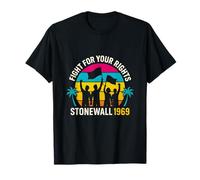 Camiseta Gay Pride Stonewall 1969 Rainbow Pride Camiseta