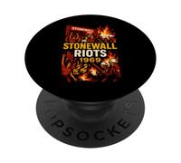 Camiseta Gay Pride Stonewall 1969 Rainbow Pride PopSockets PopGrip Adhesivo