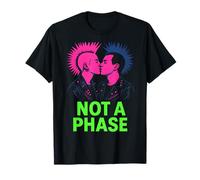 Camiseta Gay Punk Not A Phase Rainbow Pride Love is Love. Camiseta