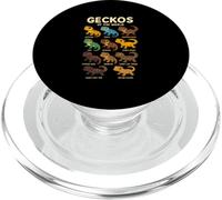 Camiseta Geckos of The World Diseño Reptiles Lagartos PopSockets PopGrip para MagSafe