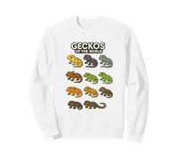Camiseta Geckos of The World Diseño Reptiles Lagartos Sudadera