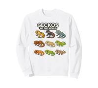 Camiseta Geckos of The World Diseño Reptiles Lagartos Sudadera