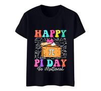Camiseta genérica para mujer, es el día de Pi y un diseño elegante con una camiseta estampada., Le Noir, S