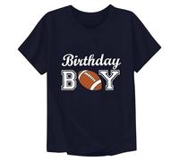 Camiseta genérica para niño regalo de cumpleaños impreso letras divertidas cuello redondo manga corta camiseta casual cómoda superior temática, Le Noir, 6-7 Años