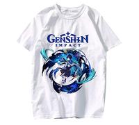 Camiseta Genshin Impact Camiseta Scaramouche Camiseta Yae Miko Manga Corta Unisex Print Loose Casual Camiseta Manga Corta Tops Camiseta Verano