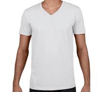 Camiseta Gildan Softstyle Algodón Cuello V Manga Corta