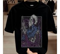 Camiseta Gothic Walker - Diseño Medieval Fantasía en , Cuello Casual para Hombres, Ajuste para Todas