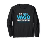 Camiseta graciosa y divertida para gente vaga Manga Larga