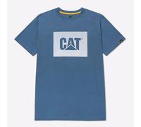 Camiseta Gráfica Casual Clásica Para Hombre Caterpillar Azul