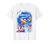 Camiseta gráfica con póster de la película Hércules de Disney y portada de DVD Camiseta, Hombre, Blanco, XL
