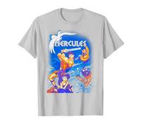 Camiseta gráfica con póster de la película Hércules de Disney y portada de DVD Camiseta, Hombre, Plata, M