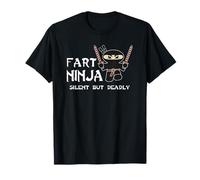 Camiseta gráfica divertida de Fart Ninja Silent But Deadly Camiseta