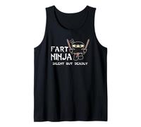 Camiseta gráfica Divertida de Fart Ninja Silent But Deadly Camiseta sin Mangas