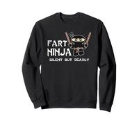 Camiseta gráfica Divertida de Fart Ninja Silent But Deadly Sudadera