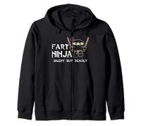 Camiseta gráfica Divertida de Fart Ninja Silent But Deadly Sudadera con Capucha