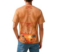 Camiseta gráfica Divertida para Hombre. Camiseta Informal única con Estampa | Polo Manga Larga Con Bolsillo Playera Rosa Compresión Beisbol 3d Calaveras Ninos Imperio Pulpo Beisboleras Juvenil