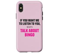 Camiseta gráfica I Only Want To Talk About Bingo Sports Carcasa para iPhone X/XS
