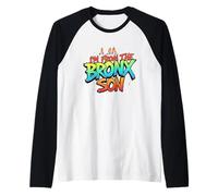 Camiseta gráfica I'm from The Bronx, Son - NYC Street Pride Camiseta Manga Raglan