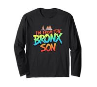 Camiseta gráfica I'm from The Bronx, Son - NYC Street Pride Manga Larga